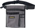Tool Pouch Belt, Utility Belt Bag with 5 Pockets, Tool Apron Pouch, Garden Tool belt for Men Women Carpenters Electricians Mechanics