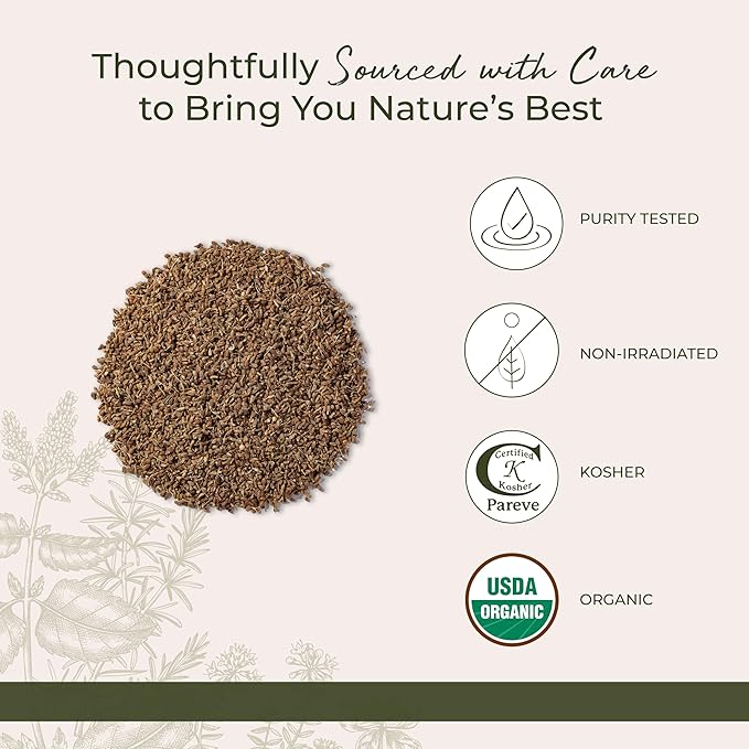 Starwest Botanicals Organic Anise Seed - Loose Herb for Tea & Baking, Dried Anise Seeds for Herbal Blends, Bulk Pack, Sweet & Aromatic Spice, Certified Kosher, Non-GMO - 1 lb Bag