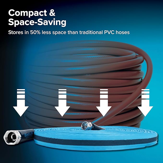 Camco EvoFlex2 25-ft Drinking Water Hose - RV Drinking Water Hose Reinforced with Fabric & Ultra Lightweight - Contains No Lead, No BPA & No Phthalate - Abrasion Resistant (22577)