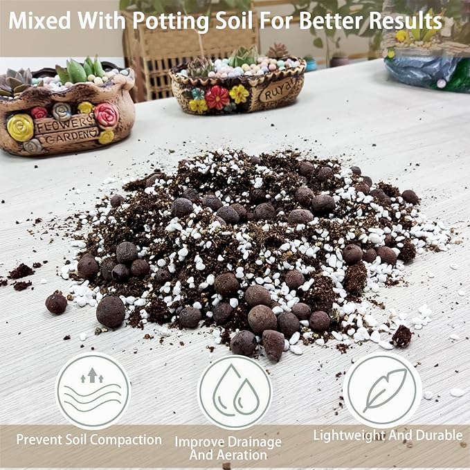 Natural Coarse Vermiculite 20QT for Plants Organic Occurring Mineral Potting Mix Medium for Potted Plants, Hydroponics, Terrariums, Orchids, Mushroom Or Reptile Habitats