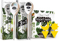 Classy Casita Plant Care Bundle: Soil Moisture Meter - White, 3-in-1 Garden Soil Tester - White, 24-Pack Plant Sticky Traps, for Indoor & Outdoor Plants w/Plant Watering & Care eBook
