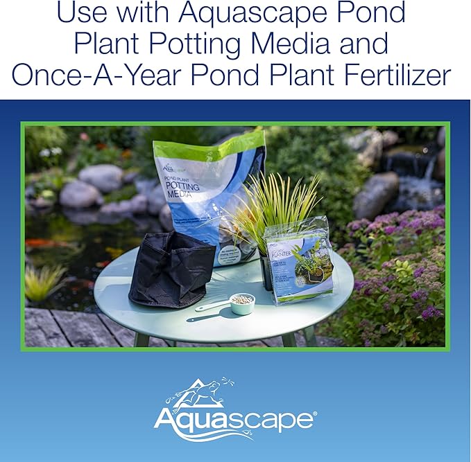 Aquascape 98501 Plant Pot 6" Round x 6" Deep Fabric (2 Pack) for Pond Water Feature and Garden