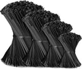 3000 Pieces Cable Zip Ties Bulk Heavy Duty Cable Ties Nylon Tie Wraps Self Locking Wire Ties for Plants Gardening Farming Grid Wall Fence Indoor and Outdoor (4"6"8"12",Black)