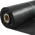Happybuy Weed Barrier Landscape Fabric Heavy Duty, 4FTx250FT Geotextile Fabric, 5Oz Woven Weed Block Gardening Mat, Garden Weed Fabric, Good Permeability for Flower Bed, Driveway Fabric, Ground Cover