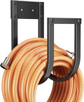 Garden Hose Holder Wall Mount - Metal Water Hose Hanger for Outside, Durable Hook for Garden, Garage, or Yard Storage