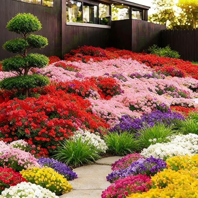 Thyme Seeds for Planting, 15000+ Creeping Thymus Seeds, Perennial Ground Cover Plants, Non-GMO Heirloom Thymus Serpyllum Seed for Home Garden Outdoor