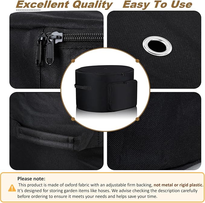 Garden Hose Holder storage bag, Hose pot protection bag, Storage bag for Garden tools, RV Hose Storage Bag, water hose holders bag for outside or inside, Storage bag for garage, warehouse