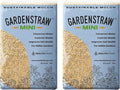 HealthiStraw GardenStraw Mini, 0.5 cu ft (4 lbs) Pack of 2 – Natural Mulch for Gardens, Vegetables & Lawn Seeding - Water-Conserving Wheat Straw - Thoroughly Cleaned, Sustainable