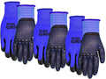 MidWest Gloves & Gear 94BLP03-LX-AZ-6 Max Grip Packs, 3 Pair, Mens Blue, L-XL