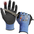 Schwer A4 AIR-SKIN Cut Resistant Work Gloves with Extreme Lightweight & Thin, Grip Glove for Fishing, Refined Work, Gardening Gloves for Yard, Touchscreen, 3D-Comfort Fit, Men Women Gifts, AR3900, XL