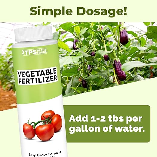Vegetable Fertilizer, Complete Liquid Vegetable Plant Food, 8 oz (250mL)