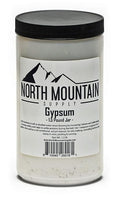 North Mountain Supply - GY-1.5lb Food Grade Calcium Sulfate (Gypsum) (1.5 Pounds)