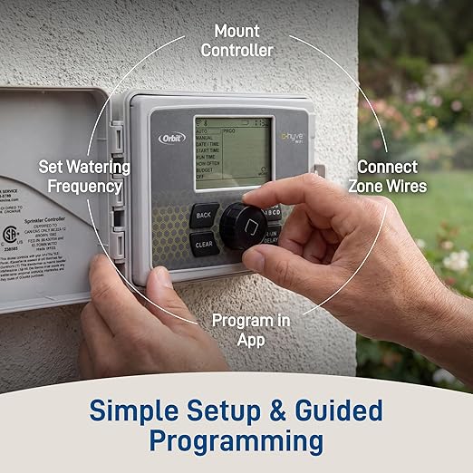Orbit 57950 B-hyve 12-Zone Smart Indoor/Outdoor Sprinkler Controller