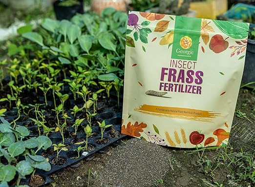 Insect Frass Fertilizer for Soil Amendment, All-Purpose Organic House Plant Food and Fertilizer- Pack of 3