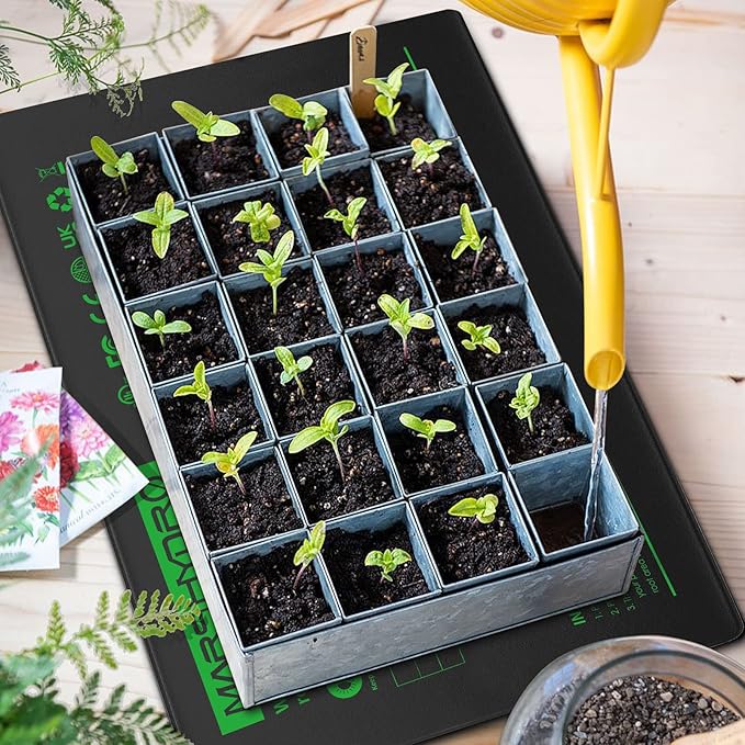 MARS HYDRO 10''x 20.75'' Seedling Heat Mat with Thermostat Heating Pad IP67 Waterproof, Easy to Clean, for Seedling, Germination, Clone, Reptile