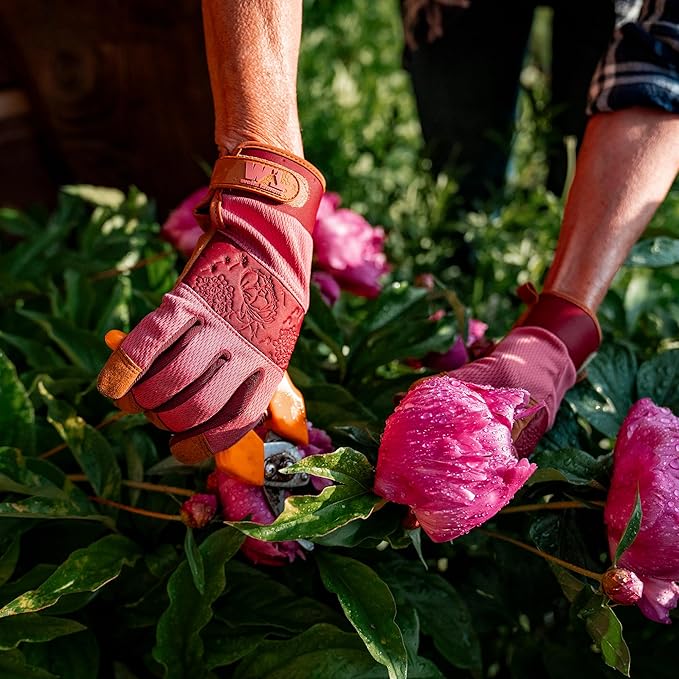 Wells Lamont Women's High Dexterity Breathable Work and Gardening Gloves, Pink, Small (7759S-700)