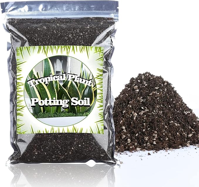 Houseplant Potting Mix 10qt, Fertilized, Perlite Soil for All Types of Indoor House Plants and Tropical Plant