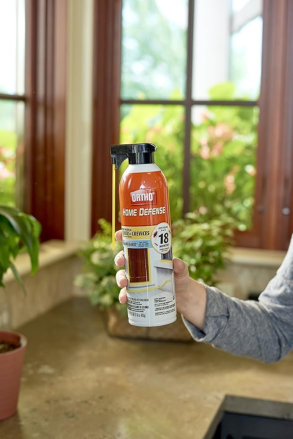 Ortho Home Defense Insect Killer for Cracks & Crevices - Spray Foam Kills Ants, Cockroaches, Fleas, Centipedes, Crickets, Boxelder Bugs & Other Listed Common Insects, Long-Lasting, 16 oz.