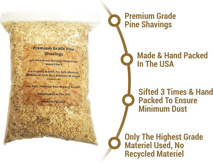 Garden Soils, Mulches and Rocks (Pine Shavings, Half-Quart)
