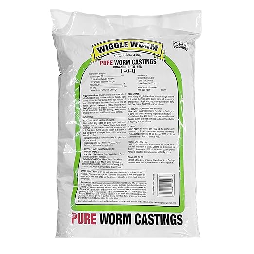 100% Pure Organic Mineral-Dense Worm Castings Fertilizer, 15lbs - Improves Soil Fertility and Aeration for Growing Better Houseplants, Vegetables, and More, Pack of 2