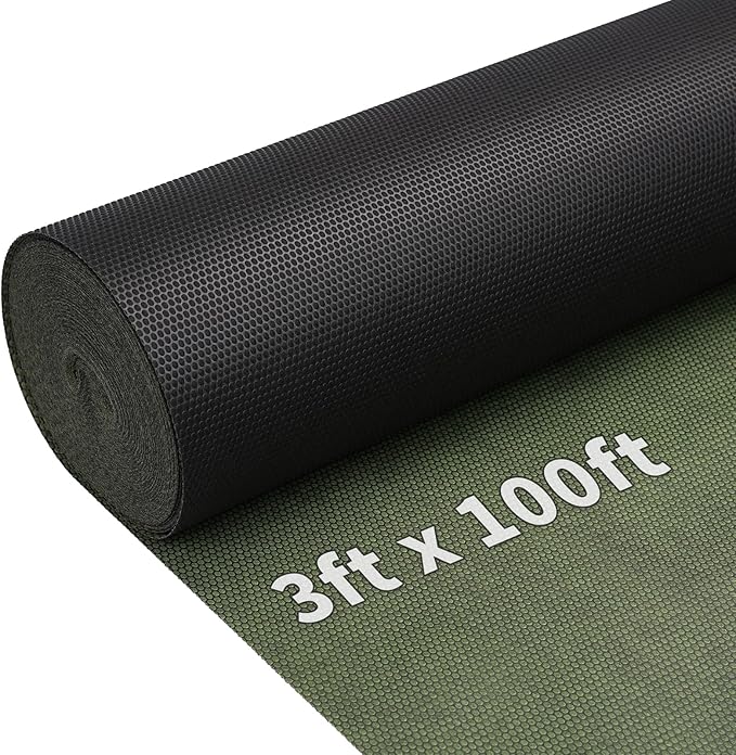 3x100ft Weed Barrier Fabric & Landscape Fabric,5.8oz Heavy-Duty Non-Woven Ground Cover, Easy Setup Weed Control Mat for Garden, Yard, Farm, Orchard, Fruit Trees