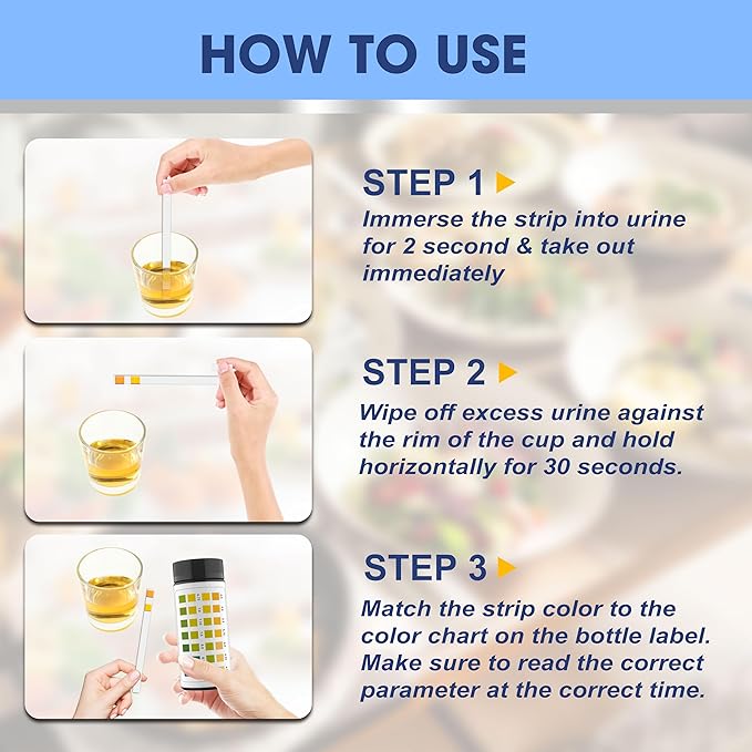 pH Test Strips for Urine 4.5-9.0 | Quick & Accurate Urine pH Testing Strips, Measures pH Values at Home