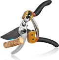 Professional Pruning Shears, Japanese SK5 Steel Blades for Precise Trimming, Bypass Pruners, Heavy Duty Garden Clippers for Branch Cutting, Bonsai, and Gardening
