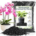 Sukh Horticultural Charcoal for Plants - 1.4Qt. Natural Earth Regulated Supplement for Potting Soil Indoor Plants, Organic Biochar, Succulent Soil, Paphiopedilum, Bonsai, Terrarium