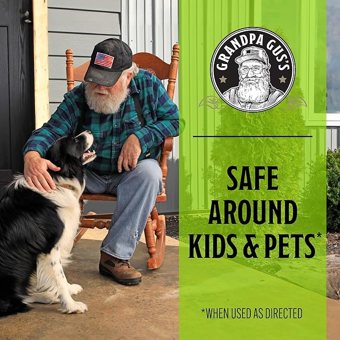 Grandpa Gus's Rodent Repellent Spray, Peppermint & Cinnamon Oil, Prevents Mouse/Rats from Nesting & Chewing on Wires, 16 fl oz (1 Bottle)
