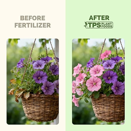 Hanging Basket Plant Food – Liquid Plant Food for More Blooms, Fuller Growth & Vibrant Color, 32 oz