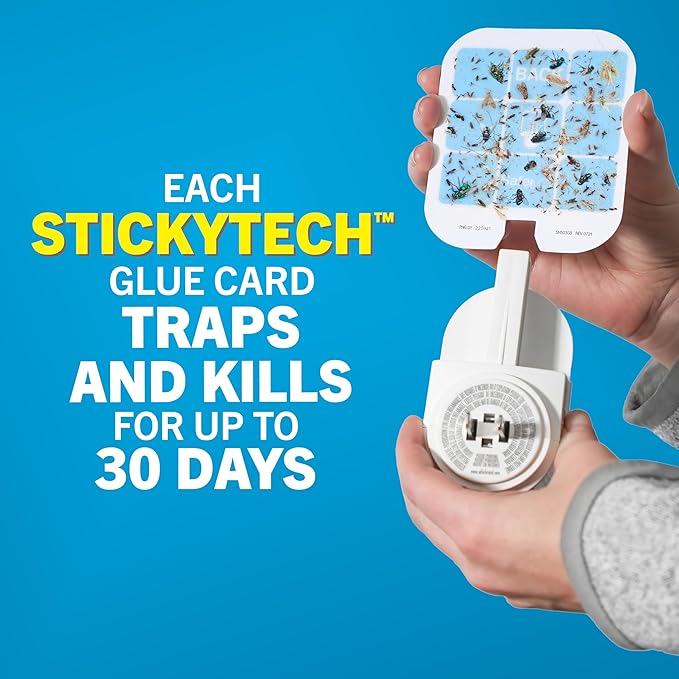 Safer Home SH512 Trap Refill Pack of Glue Cards for SH502 Indoor Fly Trap, Official Safer Home Refills with StickyTech Glue Card Technology, 12 Count (Pack of 1)