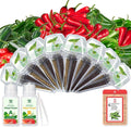 Pepper Seed Pod Kit, with Serrano, Cayenne, Jalapeño, Bell, Anaheim, Banana Pepper, Grow Anything Seed Pod Kit Compatible with All Hydroponics (8-Pod)