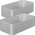 2 Pack Tall 6x3x1.5FT Raised Beds for Gardening, Corrugated Galvanized Steel Raised Garden Bed, Outdoor Metal Above Ground Garden Bed for Vegetables and Flowers