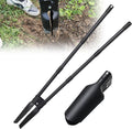 Post Hole Digger Tools, 54 inches Heavy Duty Hole Digger for Plants, Manual Gardening Digger Tools with Handles, Matte Black