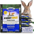 Nature's MACE Rabbit MACE Granules, Rabbit Repellent for Gardens, Lawns, Farms & Landscapes, Treats 95,000 sq ft, Granular Deterrent, 150 Pounds, All-Season Use, Safe for Pets, Children, and Plants
