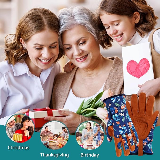 Gardening Gloves, Breathable Polyester Fiber Garden Gloves