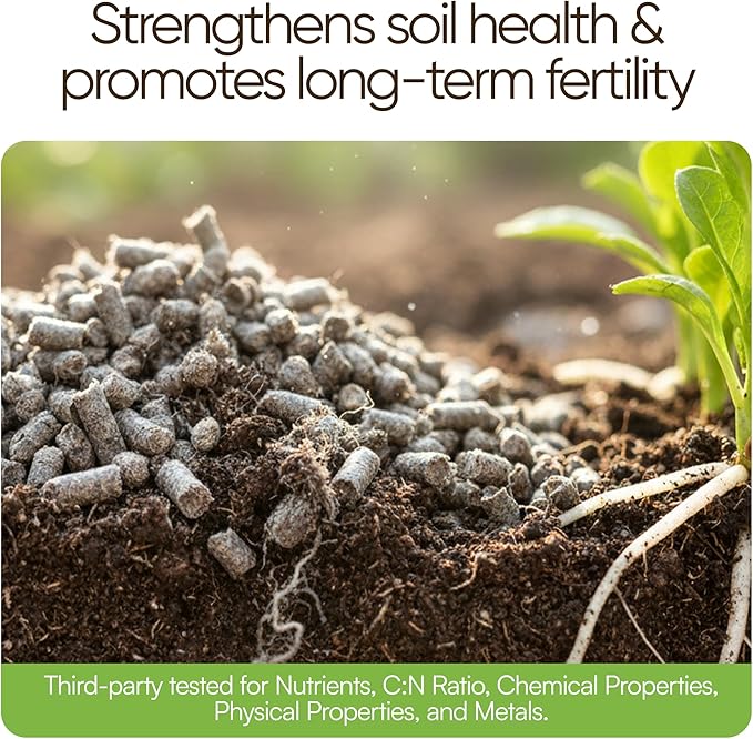 Eco-Fleece Wool Pellets – 10 lb Natural Sheep Wool Pellets for Gardening - Improve Soil Aeration, Water Retention & Naturally Plant Strength Focus and Seed Starter Soil for Healthy Growth
