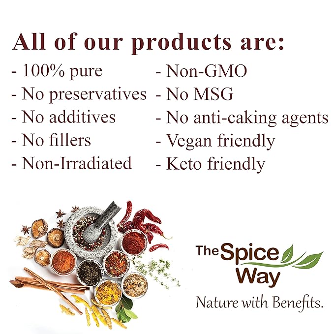 The Spice Way - Pure Nigella Seeds no preservatives, non GMO, no salt, just the black seed of the nigella (nigala) 2 oz