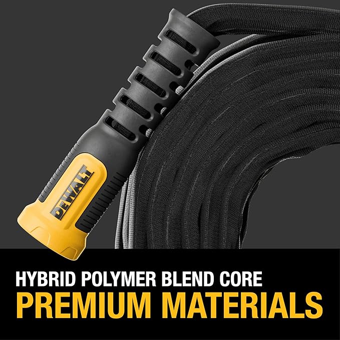DEWALT 100 ft x 5/8 in Heavy-Duty Professional Grade Fabric Garden Hose - DXMH3304