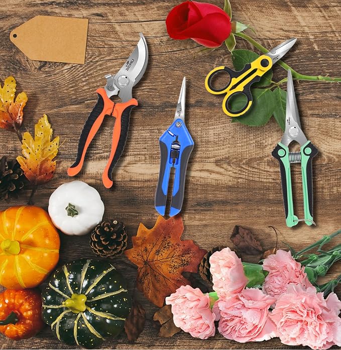4-Pack Multifunctional Garden Scissors Set