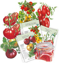 Botanical Interests: Heirloom Tomato Seed Bundle - 8 Individual Seed Packets: Non-GMO Organic & Heirloom Tomato Seeds: Diverse Slicing, Sauce, and Cherry Varieties