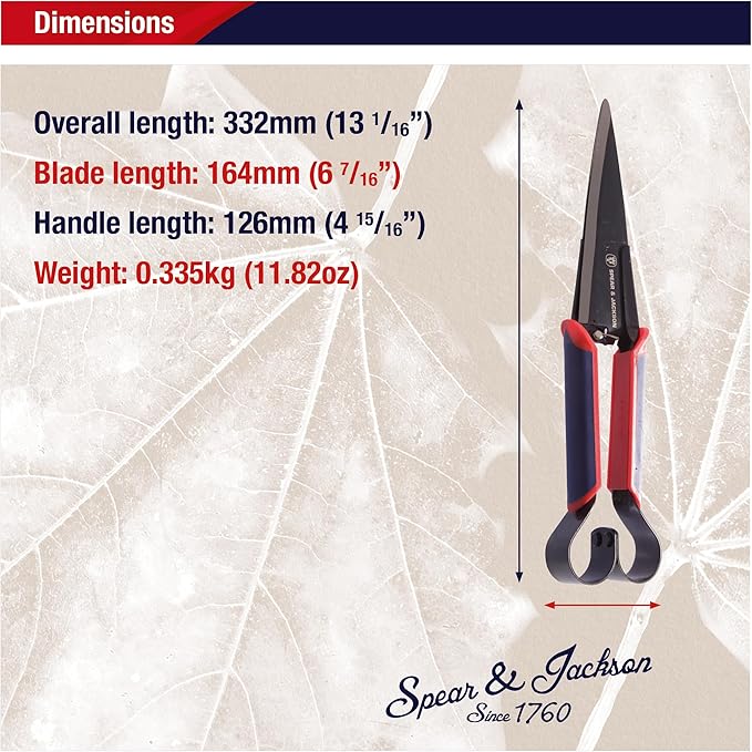 Spear & Jackson Razorsharp Topiary Shears – Precision Garden Shears for Pruning, Shaping, and Trimming Plants