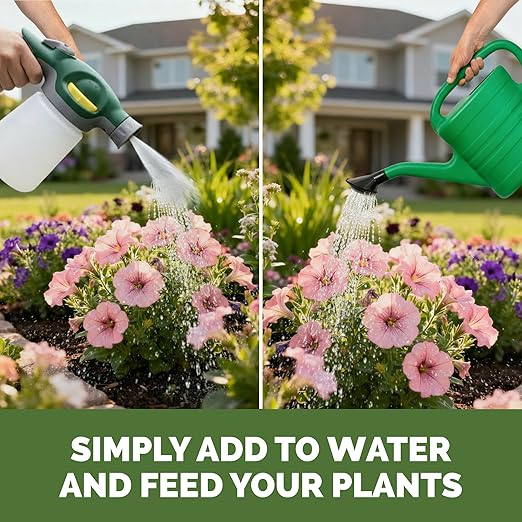 Plant Fertilizer for All Plants – Liquid Plant Food for Healthy Growth, Strong Roots & Vibrant Foliage, 1 Gallon