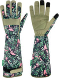 Gardening Gloves for Women, Rose Pruning Gloves Thorn Proof, Breathable, Anti Scratch, for Yard & Outdoor Work