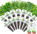 14 POD Gourmet Herb Seed Pod Kit, with Basil, Parsley, Thyme, Mint, Chive, Oregano, Grow Anything Seed Starter Pod Kit Compatible with All Hydroponics (14-Pod)
