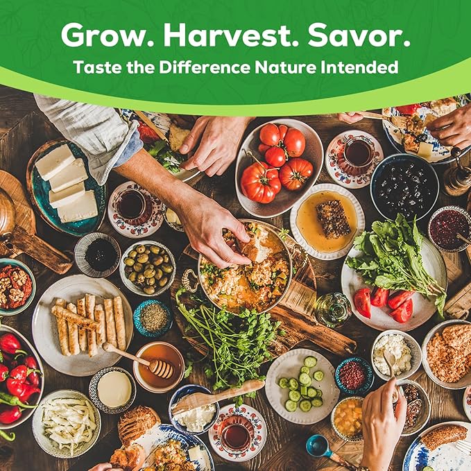 30 Heirloom Vegetable Seeds for Planting- 17,240+ Non-GMO Seeds for Planting, Individually Packeted for Indoor/Outdoor Gardens & Continuous Harvest