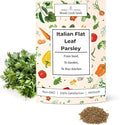 Italian Flat Leaf Parsley Seeds for Planting – Heirloom, Non-GMO Flat Leaf Parsley Seeds for Indoor & Outdoor Herb Gardens, Culinary Herb Seeds | Woods Creek Seeds (3)