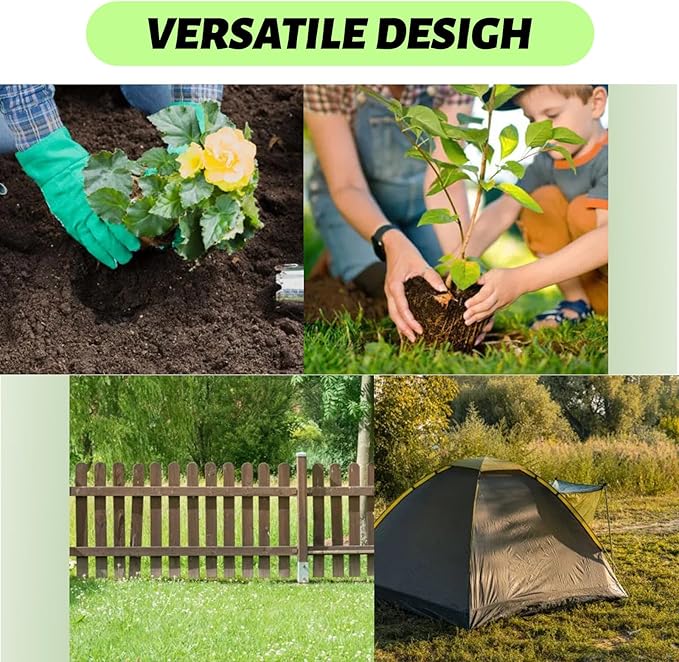 ERYTLLY Bulb Planter, Auger Spiral, Garden Planter Tool 2.5 x 16.5 inch,Rapid Umbrella Hole Digger for Planting Bulb Seedlings Bedding Tulips, and Digging Weeds Roots