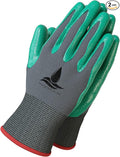 Garden Gloves Women and Men 2 pairs, Super Grippy Texture for Gardening and Work Activities - S,M,L Sizes (Medium)