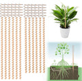YBB 12 PCS Electroculture Copper Garden Stakes, 11.5'' and 13.5" Copper Wire Plant Antennas for Gardening
